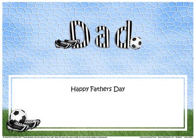 Happy Fathers Day Dad Matching Large Dl Insert