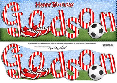 Large Dl Birthday Godson Quick Card N 3D Decoupage