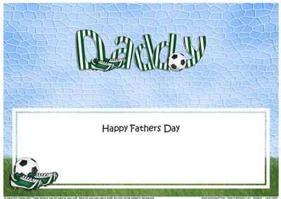 Happy Fathers Day Daddy Matching Large Dl Insert