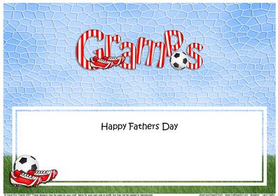 Happy Fathers Day Gramps Matching Large Dl Insert