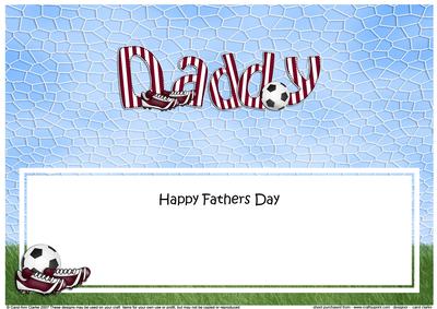 Happy Fathers Day Daddy Matching Large Dl Insert