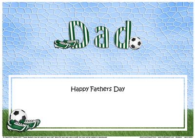 Happy Fathers Day Dad Matching Large Dl Insert