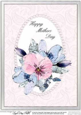 A4 Posy & Pearls for Mothers Day