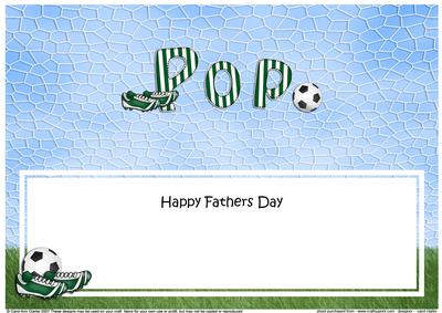 Happy Fathers Day Pop Matching Large Dl Insert