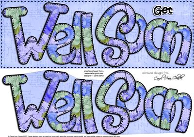 Large Dl Get Well Soon Quick Card & 3D Decoupage
