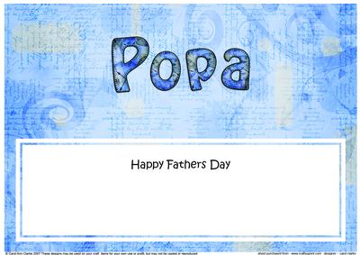Fathers Day Popa Clocks Matching Large Dl Insert