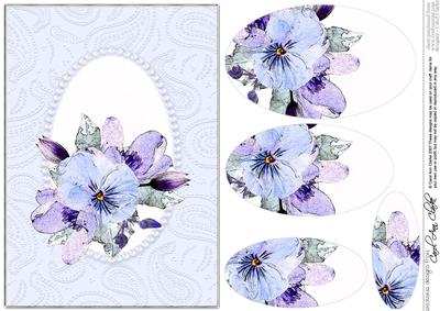 Posy & Pearls Quick Card with Pyramage