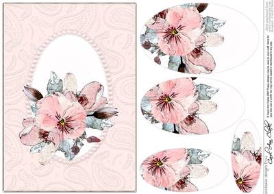 Posy & Pearls Quick Card with Pyramage