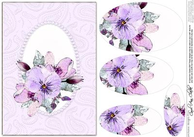 Posy & Pearls Quick Card with Pyramage