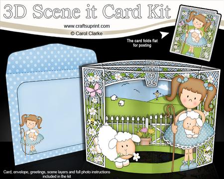3D Girlz Lizi's Lambs Scene It Card Kit