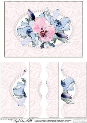 Posy & Pearls Wavey Edged Side Stacker