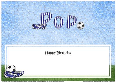 Birthday Pop Football Large Dl Matching Insert