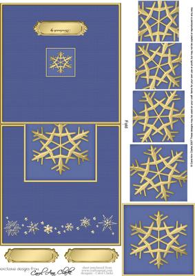 Xmas Snowflake No-hole Over the Edge & Spiral Pyramid