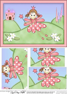 A5 Fairy Twinkletoes Pyramage Topper