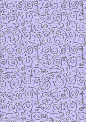 Summer Mists 'mauve/silver Metallic Swirls' Backing Paper
