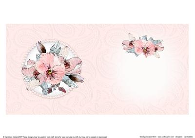 Posy & Pearls Insert - Square Portrait