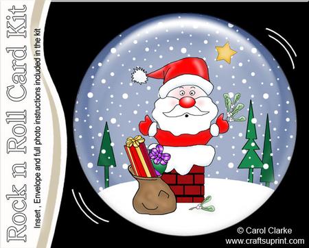 Santa's Sack Snowglobe Rock N Roll Kit