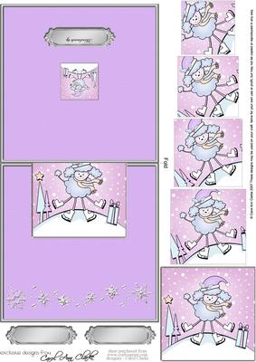 Xmas Poodle No-hole Over the Edge N Spiral Pyramid