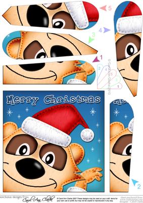 Xmas Eric Meerkat Fun Novelty Fan Pyramage Topper