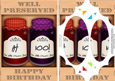 A5 Novelty Well Preserved 100th Birthday Jams Pyramage