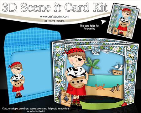 3D Boyz Pirate Joze Scene It Card Kit