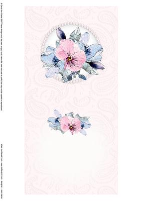 Posy & Pearls Insert - Square Landscape