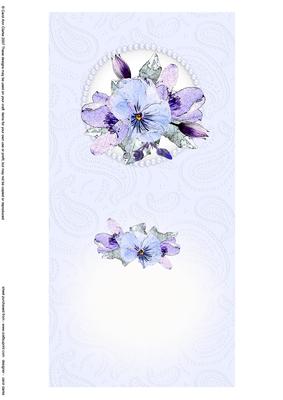 Posy & Pearls Insert - Square Landscape