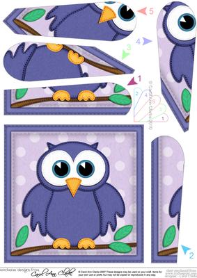 Hoot the Owl Fan Pyramage Topper