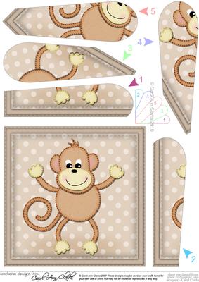 Chunky Monkey Fan Pyramage Topper
