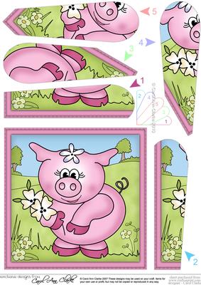 Princess Piggywig Fan Pyramage Topper