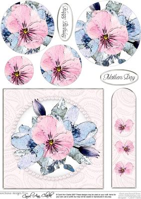 Posy & Pearls Quick Card with Circle Pyramage