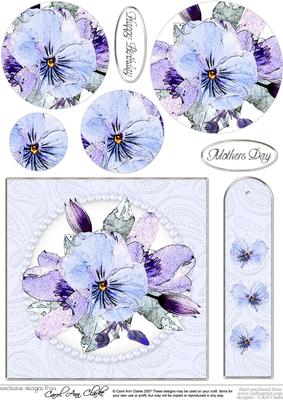 Posy & Pearls Quick Card with Circle Pyramage