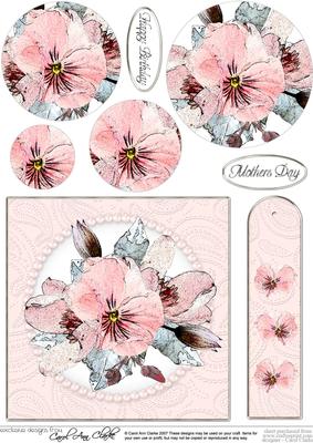 Posy & Pearls Quick Card with Circle Pyramage