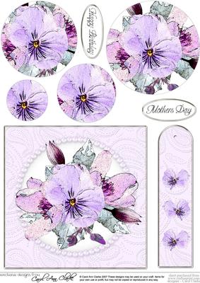 Posy & Pearls Quick Card with Circle Pyramage