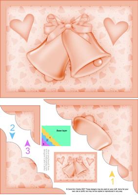 A5 Romantic Bells Scallop Corner Side Stacker