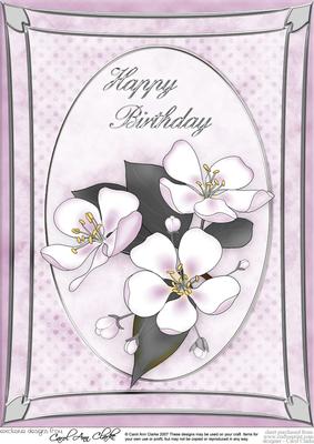 A4 Apple Blossom - Birthday