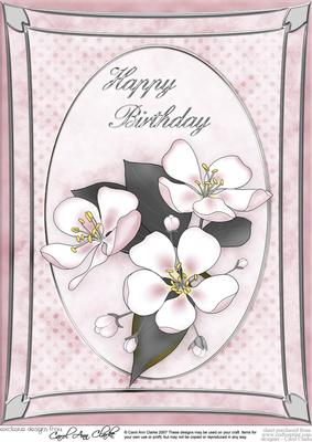 A4 Apple Blossom - Birthday