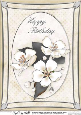 A4 Apple Blossom - Birthday