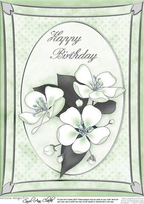 A4 Apple Blossom - Birthday