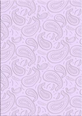 Baby Lilac 'paisley Embossed' Backing Paper