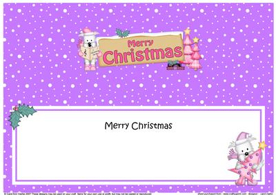 Christmas Westie Dog Signpost Large Dl Matching Insert
