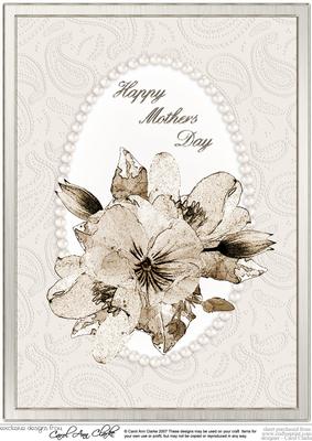 A4 Posy & Pearls for Mothers Day
