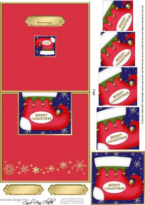 Christmas Stocking No-hole Over the Edge