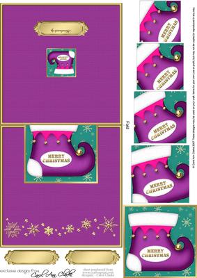 Christmas Stocking No-hole Over the Edge