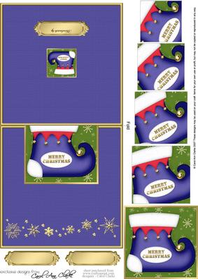 Christmas Stocking No-hole Over the Edge