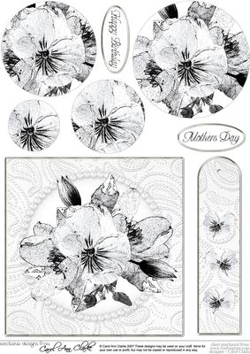 Posy & Pearls Quick Card with Circle Pyramage