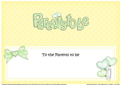Parents to Be Baby Matching Large Dl Insert
