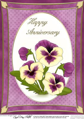 A4 Pansy - Anniversary