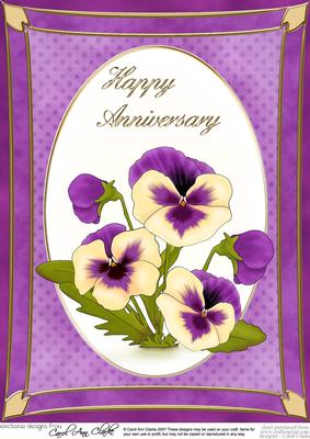 A4 Pansy - Anniversary