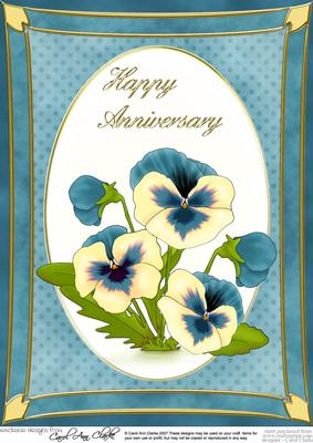 A4 Pansy - Anniversary